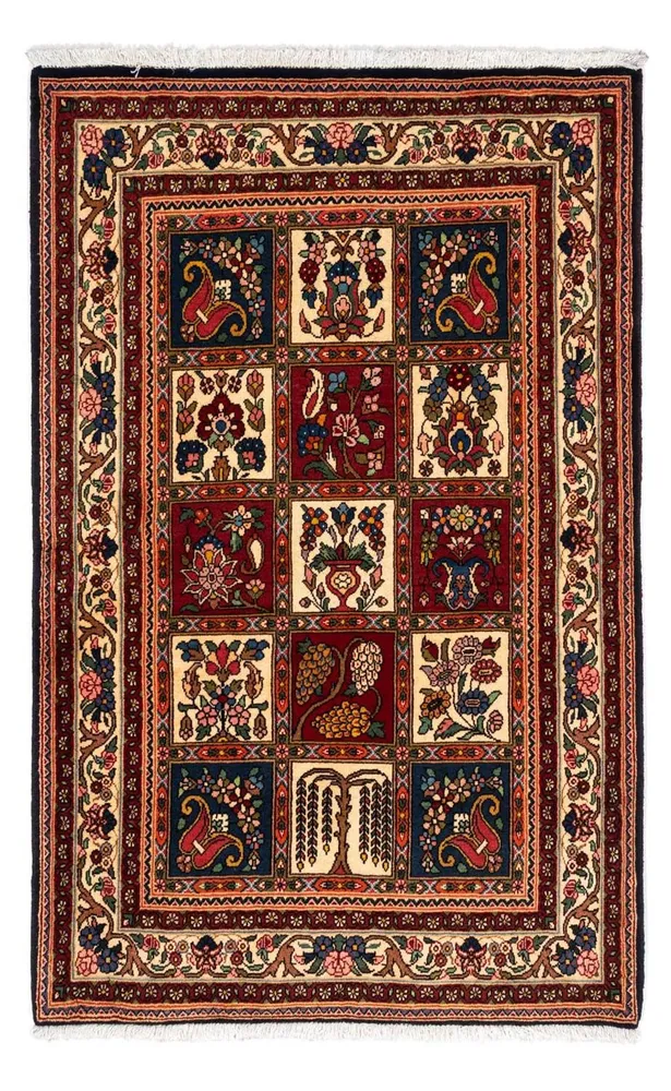 Persisk teppe - Nomadisk - 150 x 103 cm - mørkeblå