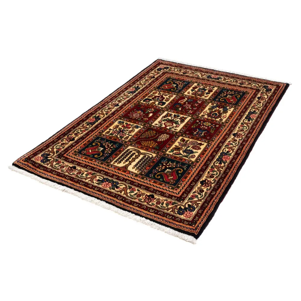 Persisk teppe - Nomadisk - 150 x 103 cm - mørkeblå