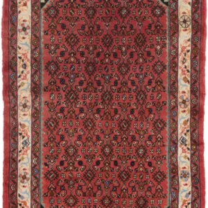 Persisk teppe - Nomadisk - 150 x 105 cm - mørk rød