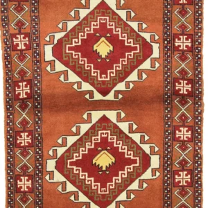 Persisk teppe - Nomadisk - 150 x 105 cm - terrakotta