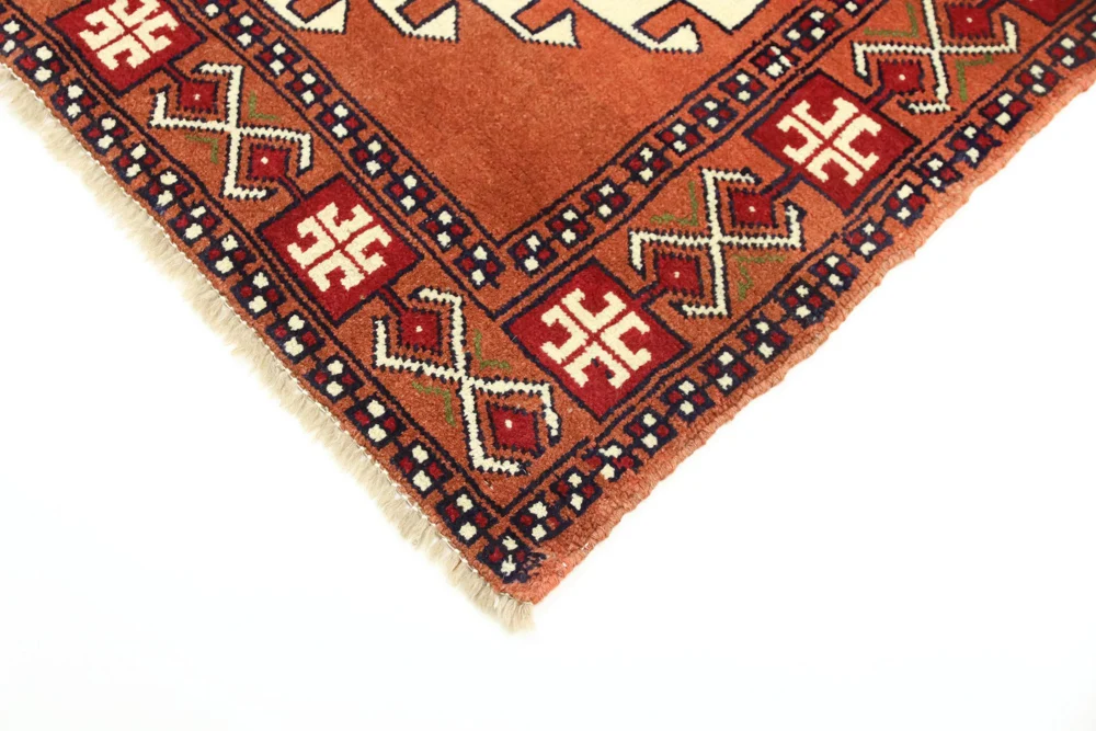 Persisk teppe - Nomadisk - 150 x 105 cm - terrakotta