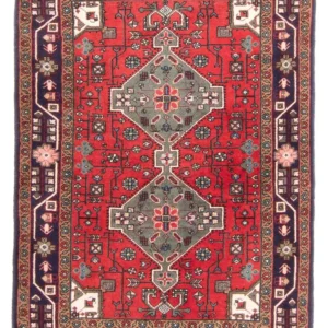 Persisk teppe - Nomadisk - 150 x 107 cm - rød