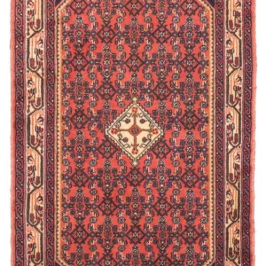 Persisk teppe - Nomadisk - 150 x 98 cm - lys rød