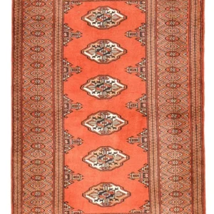 Persisk teppe - Nomadisk - 151 x 100 cm - oransje