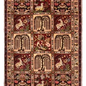 Persisk teppe - Nomadisk - 153 x 103 cm - flerfarget