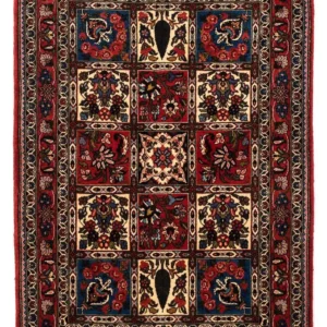 Persisk teppe - Nomadisk - 153 x 103 cm - mørk rød