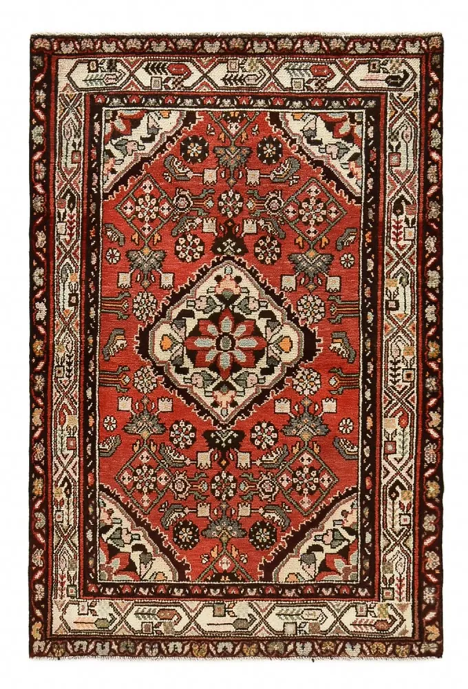 Persisk teppe - Nomadisk - 154 x 100 cm - rød
