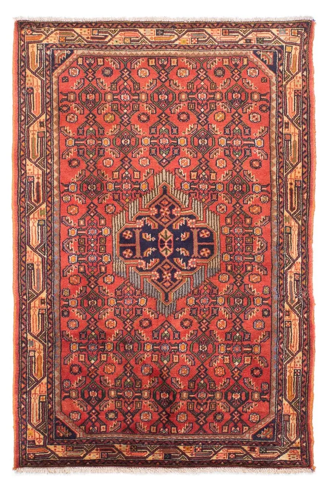 Persisk teppe - Nomadisk - 155 x 100 cm - lys rød