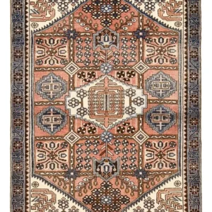 Persisk teppe - Nomadisk - 155 x 112 cm - flerfarget