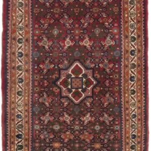 Persisk teppe - Nomadisk - 157 x 95 cm - mørk rød