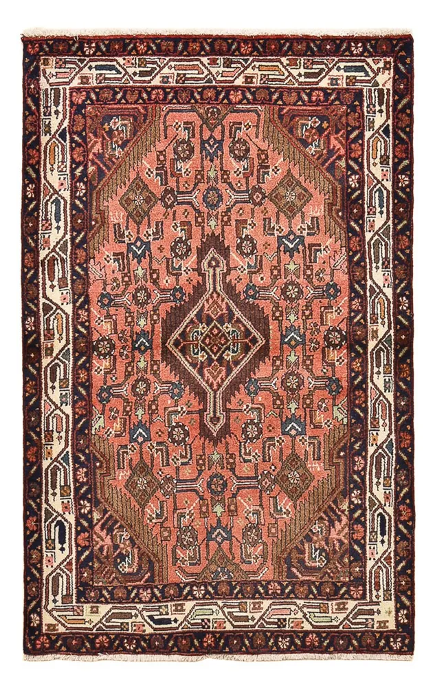 Persisk teppe - Nomadisk - 160 x 100 cm - lys rød