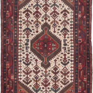 Persisk teppe - Nomadisk - 160 x 100 cm - lys rød