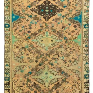 Persisk teppe - Nomadisk - 160 x 115 cm - lysebrun