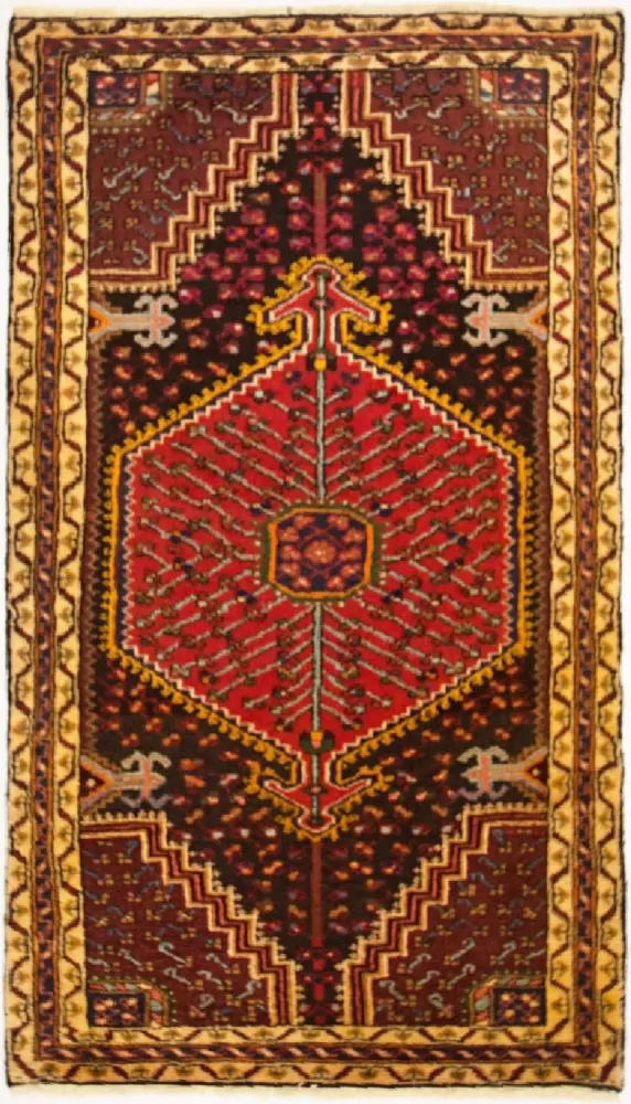 Persisk teppe - Nomadisk - 160 x 94 cm - blå
