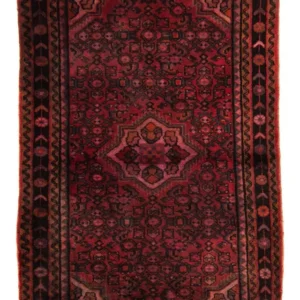 Persisk teppe - Nomadisk - 160 x 98 cm - mørk rød