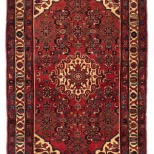 Persisk teppe - Nomadisk - 162 x 110 cm - mørk rød