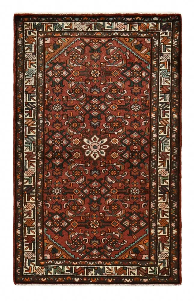 Persisk teppe - Nomadisk - 163 x 100 cm - mørk rød