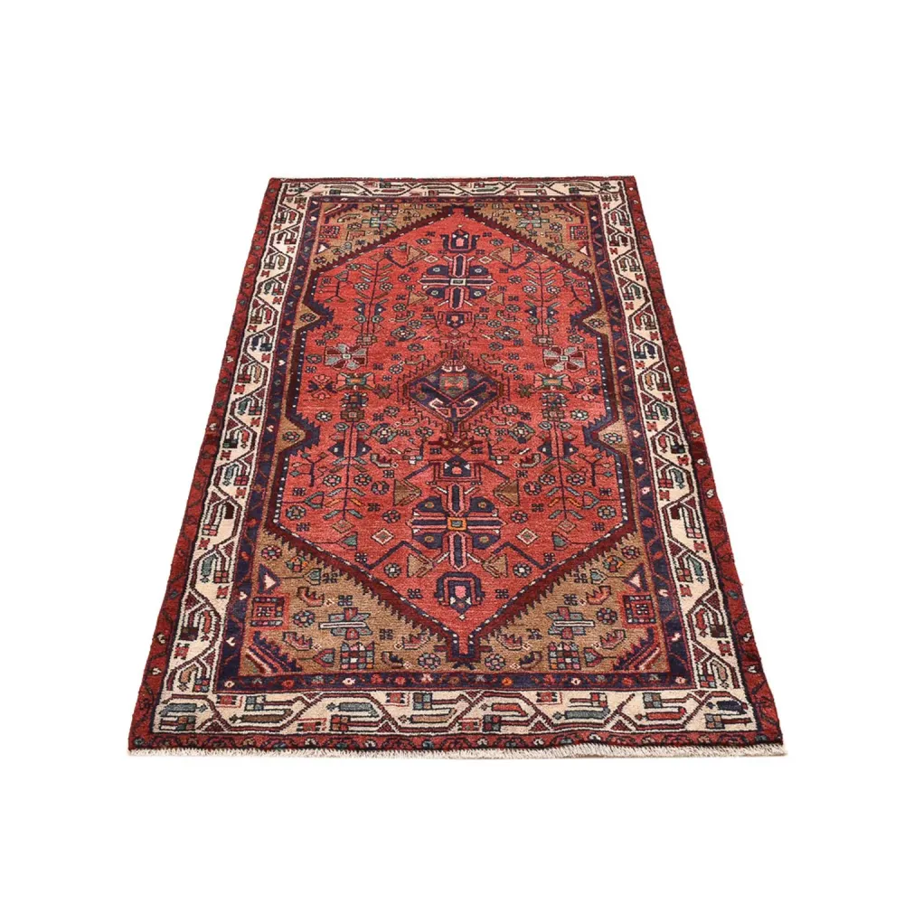 Persisk teppe - Nomadisk - 165 x 92 cm - lys rød