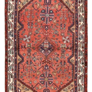 Persisk teppe - Nomadisk - 165 x 92 cm - lys rød