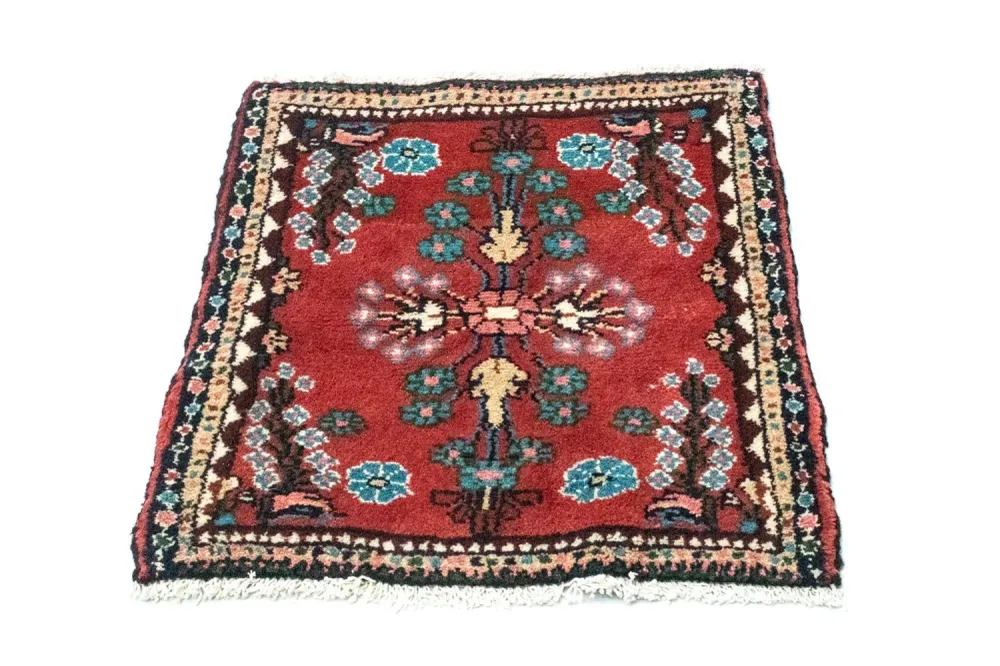 Persisk teppe - Nomadisk - 60 x 55 cm - rød