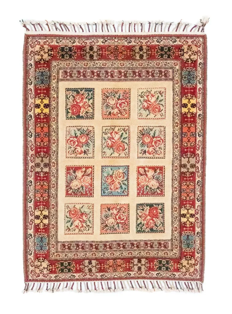 Persisk teppe - Nomadisk - 168 x 113 cm - farget
