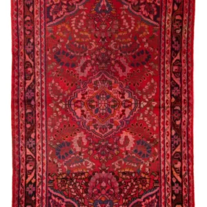 Persisk teppe - Nomadisk - 170 x 105 cm - mørk rød