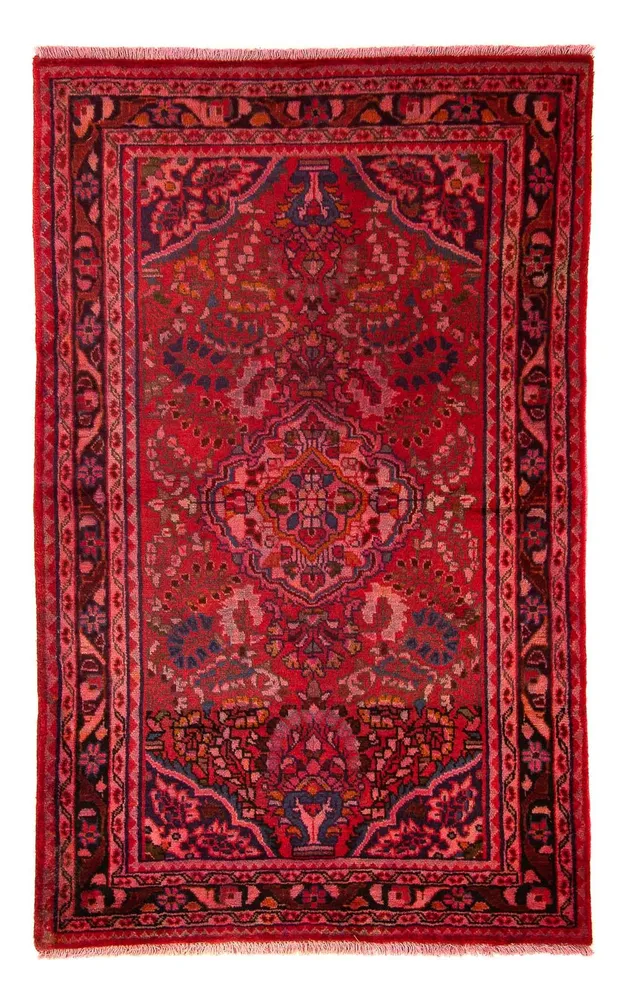 Persisk teppe - Nomadisk - 170 x 105 cm - mørk rød