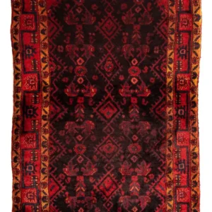 Persisk teppe - Nomadisk - 170 x 109 cm - mørk rød
