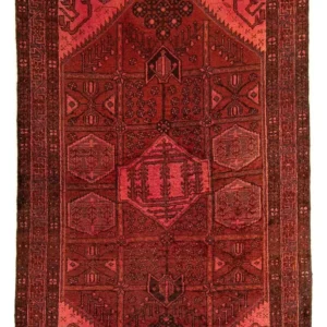 Persisk teppe - Nomadisk - 170 x 115 cm - lys rød