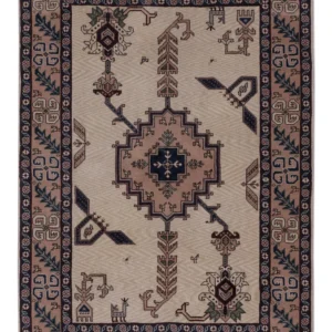 Persisk teppe - Nomadisk - 170 x 116 cm - beige