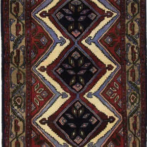 Persisk teppe - Nomadisk - 170 x 85 cm - flerfarget