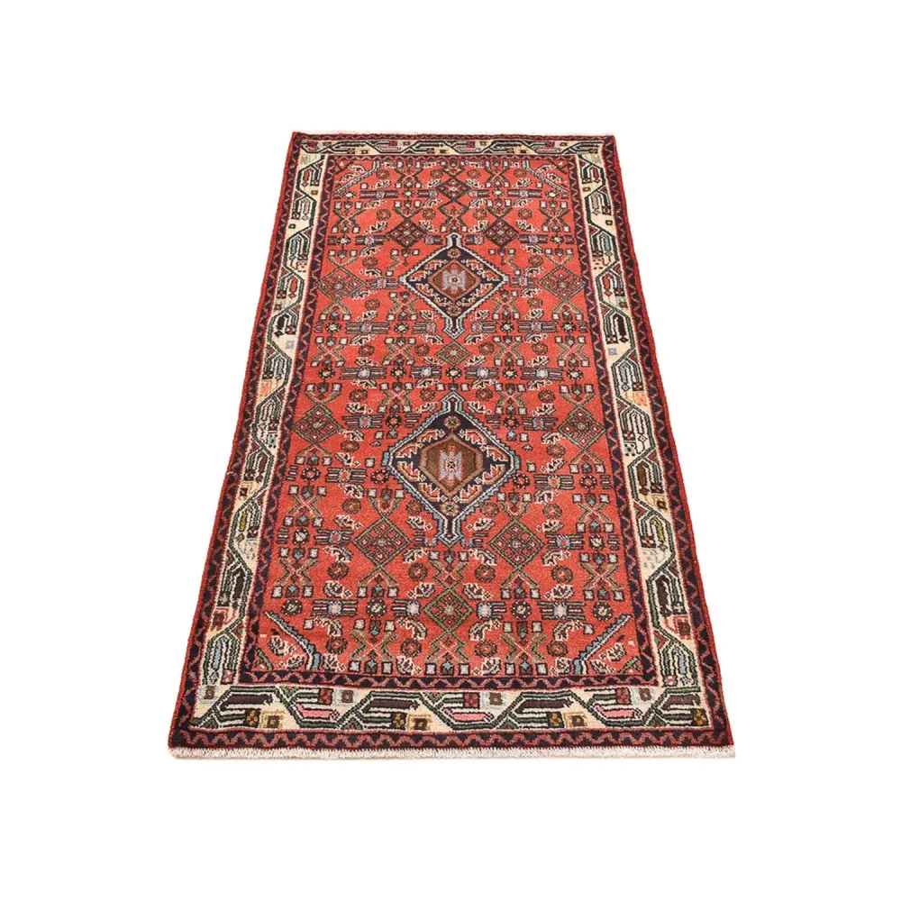 Persisk teppe - Nomadisk - 172 x 81 cm - lys rød