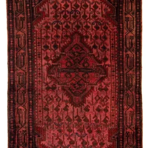 Persisk teppe - Nomadisk - 173 x 104 cm - mørk rød