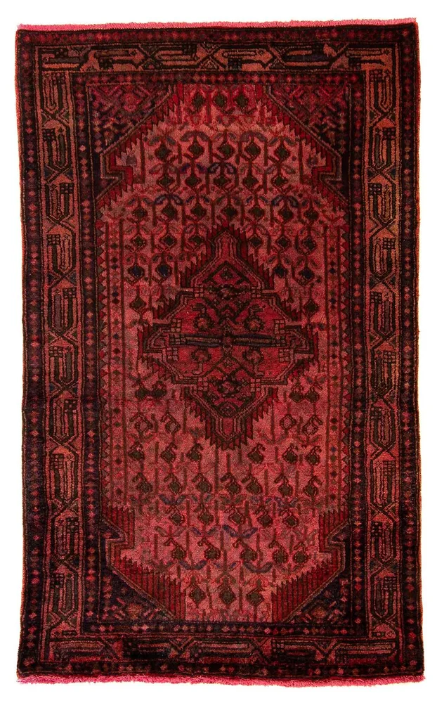 Persisk teppe - Nomadisk - 173 x 104 cm - mørk rød