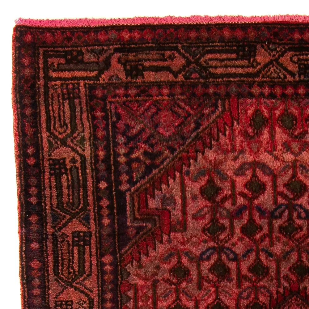 Persisk teppe - Nomadisk - 173 x 104 cm - mørk rød