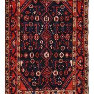 Persisk teppe - Nomadisk - 173 x 111 cm - mørkeblå