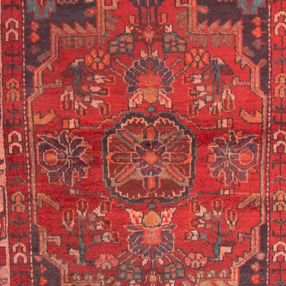 Persisk teppe - Nomadisk - 174 x 112 cm - mørk rød