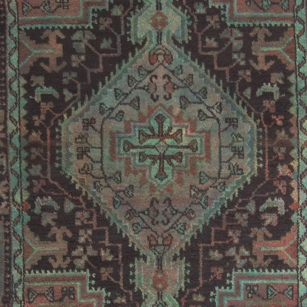 Persisk teppe - Nomadisk - 174 x 120 cm - lyseblå