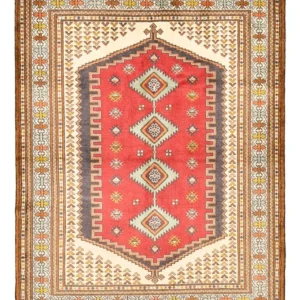 Persisk teppe - Nomadisk - 174 x 135 cm - flerfarget