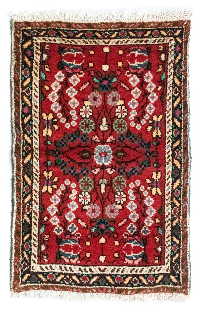 Persisk teppe - Nomadisk - 70 x 50 cm - rød