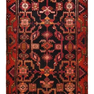 Persisk teppe - Nomadisk - 178 x 114 cm - mørkeblå