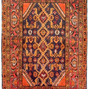 Persisk teppe - Nomadisk - 183 x 110 cm - oransje