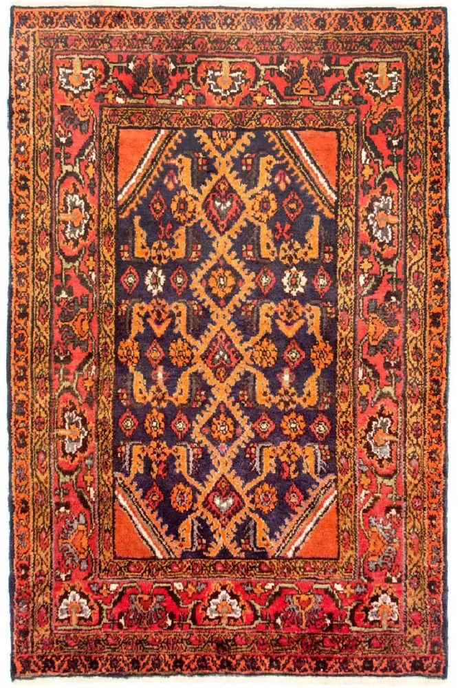 Persisk teppe - Nomadisk - 183 x 110 cm - oransje