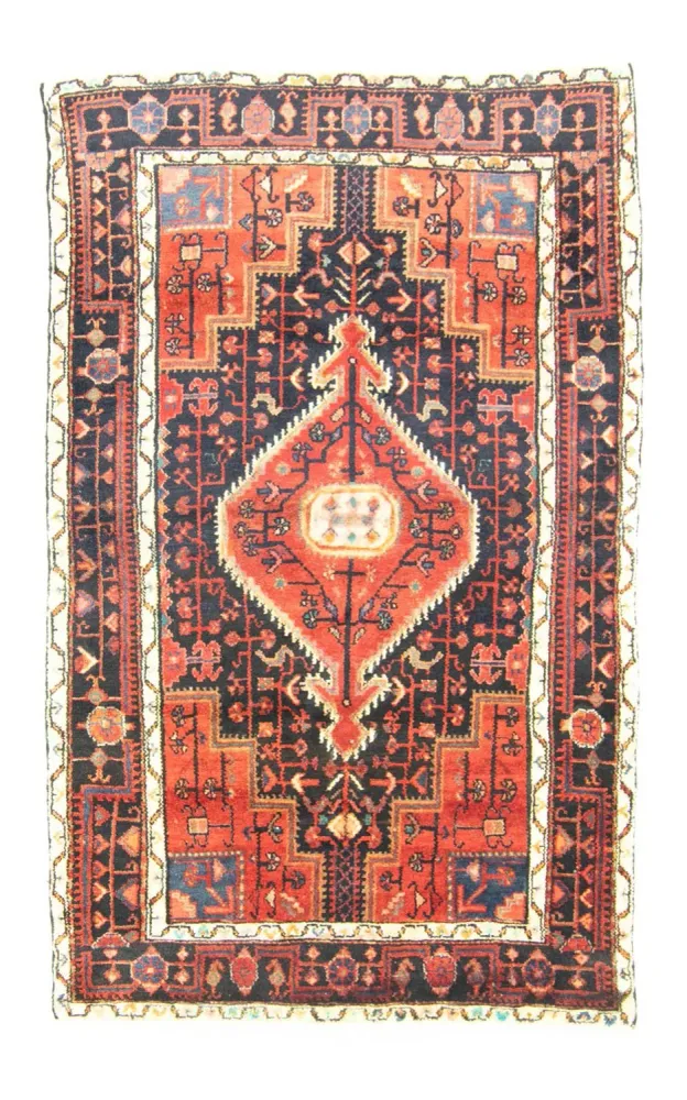 Persisk teppe - Nomadisk - 193 x 120 cm - oransje