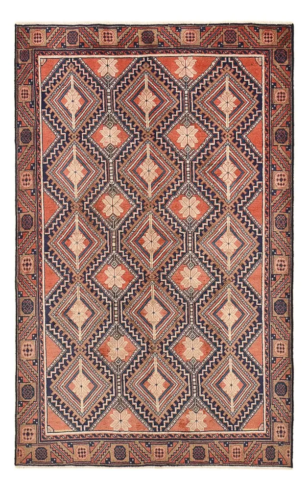 Persisk teppe - Nomadisk - 195 x 125 cm - flerfarget