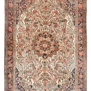 Persisk teppe - Nomadisk - 196 x 142 cm - flerfarget