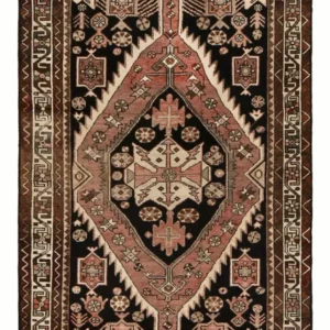 Persisk teppe - Nomadisk - 198 x 125 cm - flerfarget