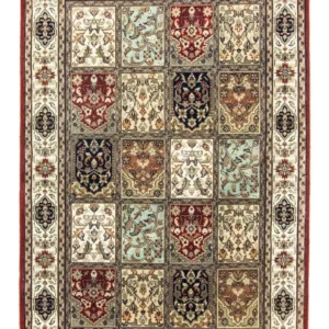 Persisk teppe - Nomadisk - 199 x 141 cm - flerfarget