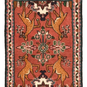 Persisk teppe - Nomadisk - 71 x 50 cm - rød
