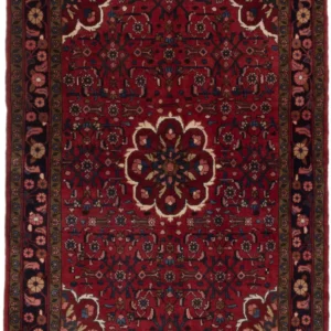 Persisk teppe - Nomadisk - 200 x 150 cm - mørk rød